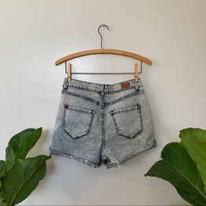 BDG (UO) High Waisted Acid Wash Shorts